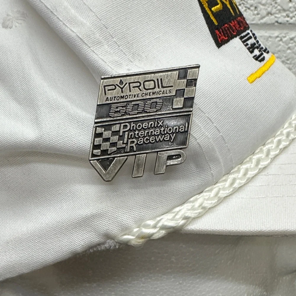 Pyroil White Racing Cap vintage NSCAR - Picture 4 of 10